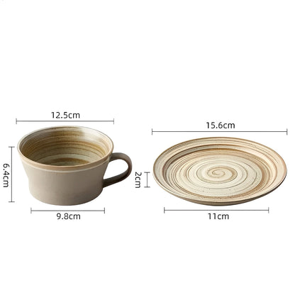 Felipe – Tasse à café en grès élégante
