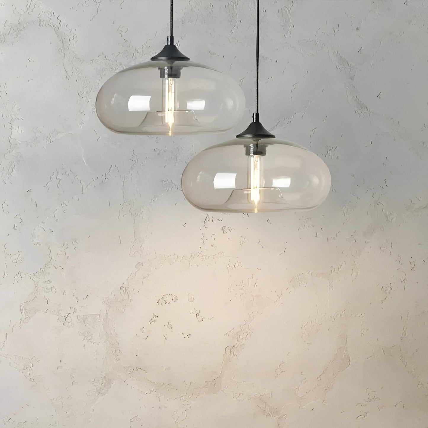 Greta – Suspension en verre inspirée vintage