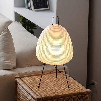 LueurZen – Lampadaire japonais en papier de riz traditionnel