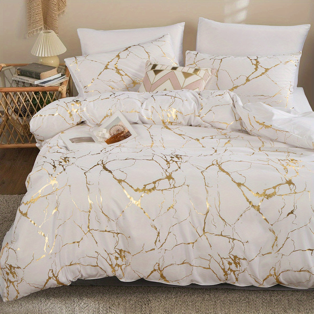 Serena – Parure de lit douce comme de la soie pour un confort de sommeil luxueux